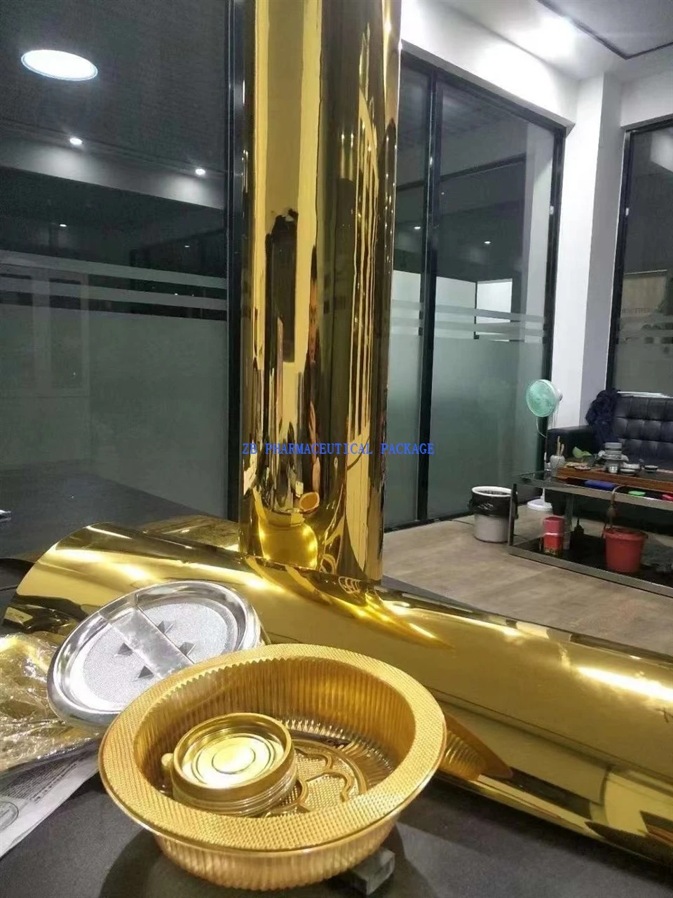 PVC Chocolate Package Film PVC Golden Film PVC Silver Film PVC Metallized Film PVC Golden/silver Film