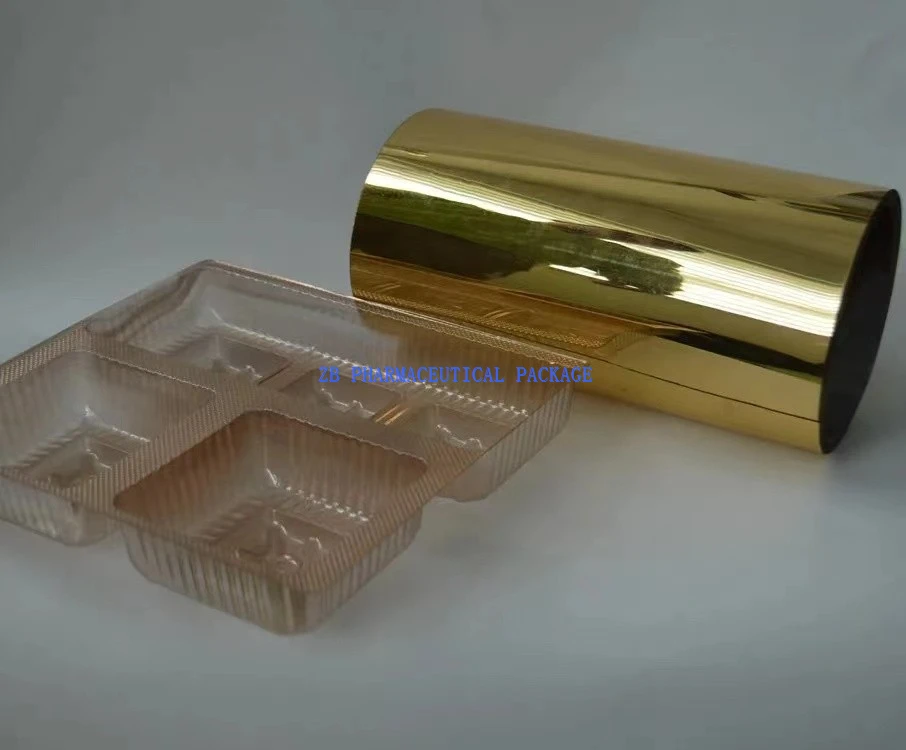 PVC Chocolate Package Film PVC Golden Film PVC Silver Film PVC Metallized Film PVC Golden/silver Film
